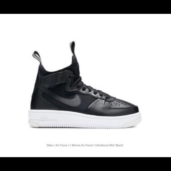 Nike WMNS Air Force 1 Ultraforce Mid Black - Picture 1 of 4
